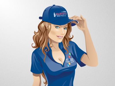 Miss Globe 02 cap globe identity illustration miss rubbik vector water woman