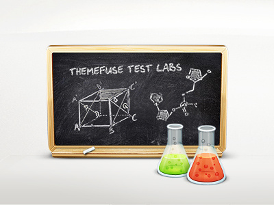 Themefuse Test Labs blackboard labs test tube testing