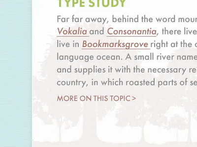 Type Study futura texture