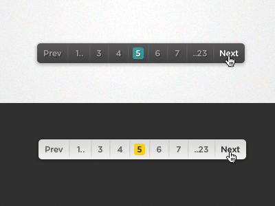 Pagination pagination psd ui