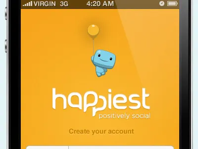 The happiest App app happiest harry iphone orange