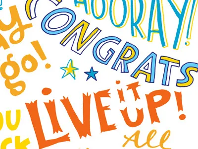 Birthday Card for Trader Joe's birthday card lettering typography