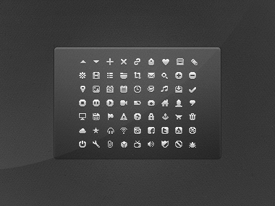 10x10 pixels set - take 5 icons pixel set small