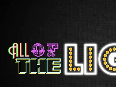 All of the Lights freebie fonts ima let you finish layer effects type typography