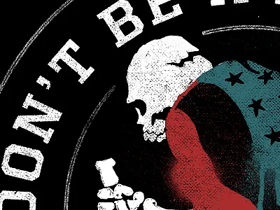 Hero flag handmade skull smith texture type