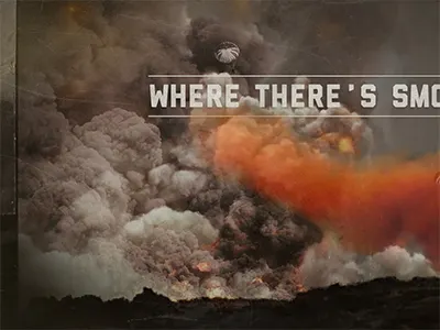 Playing with parallax collage fire parallax photomanipulation smoke web design