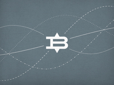 Brand b brand line logo stitch