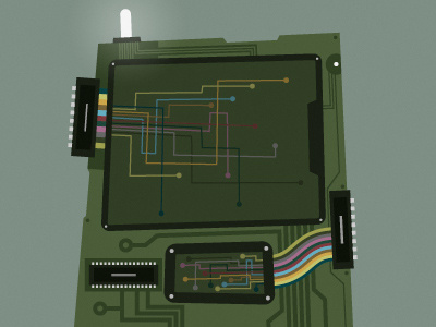 Circuit Board chip circuit board computer cord electronics green led led light technology wire