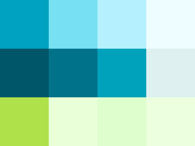 Colour Palette Improvement blue casual colour fun green warmth web app