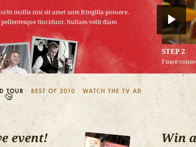 Press play play ui webdesign