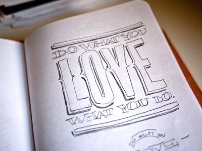 Orignal sketches concept sketch typography ugmonk