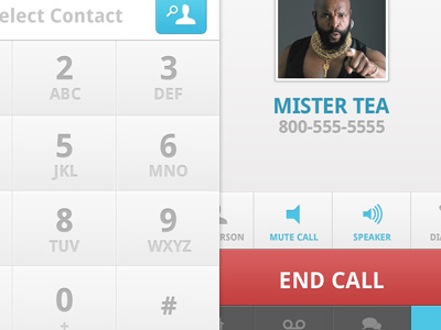 Hangin' With Mr. T app design mobile ui
