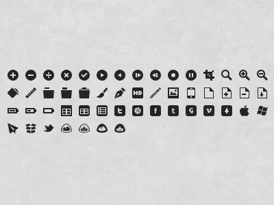 Icon Progress 16px icons mono vector