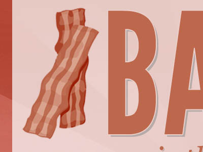 Bacon bacon illustration website