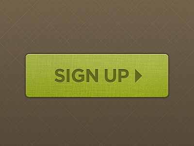 Sign Up button gloss green sign up web