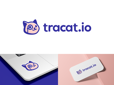 Monocle Cat analytics animal brand identity branding cartoon cat cute detective fun hunting identity illustrative logo kitten logo mascot logo monocle pet playful trace tracking