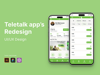 Talitalk apps redesign paymentappui talitalkappuidesign telecomapps telecomappui