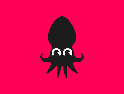 Squiddy Icon art direction artwork brand design branding cute design film graphic design icon illustration logo mascot squid