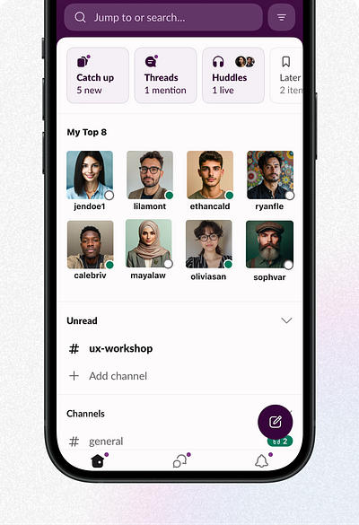 Slack Top 8 app design product design product designer slack ui uxdesign