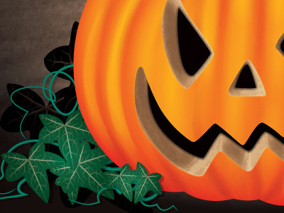 P is for Pumpkin adobe halloween illustration illustrator pumpkin vector