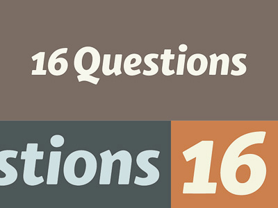 Questions - Finalising bold colours custom type italics lettering logo logo design logotype sans serif type typography wordmark