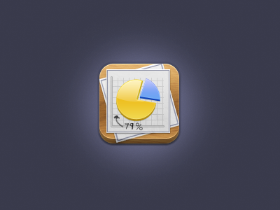 Stocks Icon 79 blue icon option percent pie stocks yellow