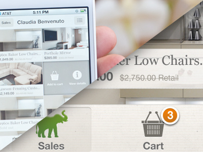 Grid view app design ios iphone navigation redesign texture type ui white