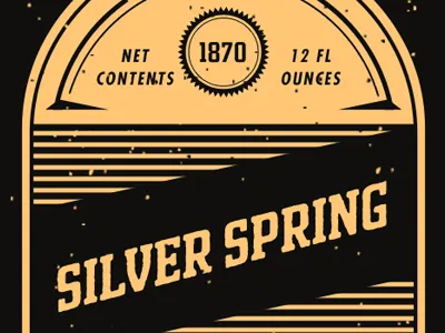 Silver Spring WIP black futura morgan avec rough vintage
