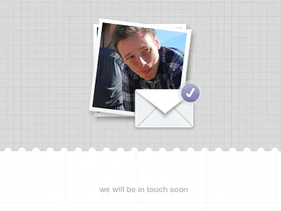 Laye.rs - Beta page ONLINE! avatar email gray pattern send verification white