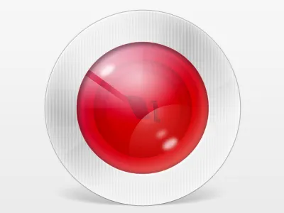 Broadcast Icon broadcast button red