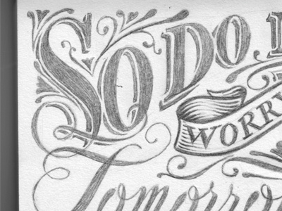 Verse One lettering type