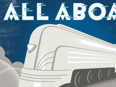 Banowetz Stjohns Poster 07 blue deco poster silver train