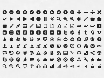 135 Down 16px icons mono vector