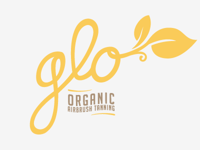 glo logo lettering logo