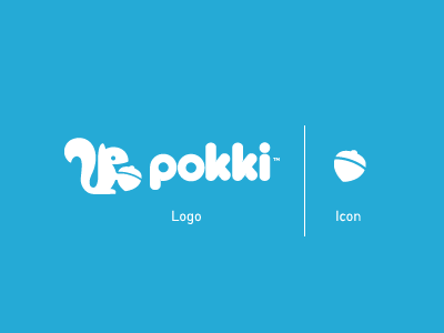 Pokki Logo & Icon acorn icon logo nut pokki squirrel