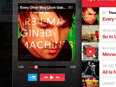 Updated Music Player Concept music music player player ui