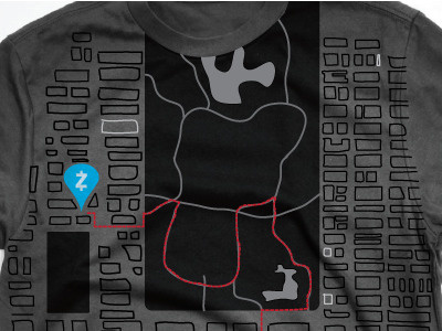 NYC T black central park grey illustration nyc screen print tshirt zaarly