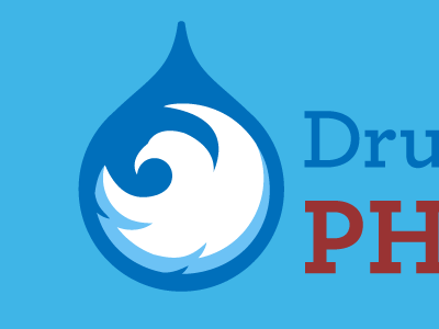 Drupal Camp Phoenix branding drupal logo