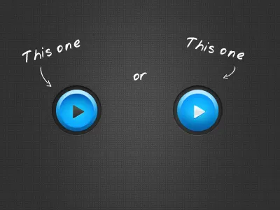 Button Choice black blue button choice interface play