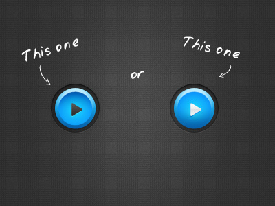 Button Choice black blue button choice interface play