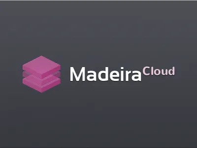 Madeira Cloud Logo cloud logo madeira pixel purple stack
