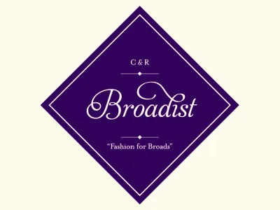 Broadist blog diamond fashion formal script style swash