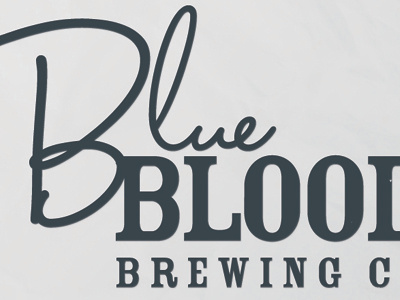 Blueblood beer brewing logo