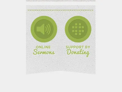 Call To Action / Next Steps on page. button donate speaker texture