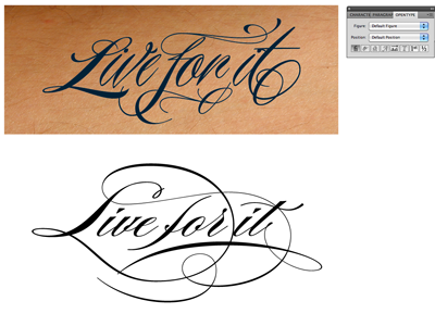 Live for it tattoo burgues script fonts lettering piel script tattoo