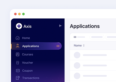 Application Management Dashboard 🎉 application dashboard management product design recruitment shots ui ux