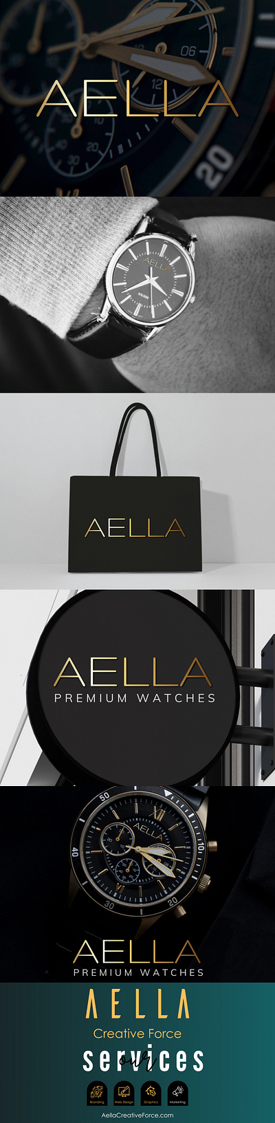 Aella Brand Design brand design branding graphic design logo