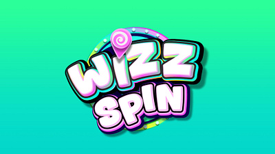 Logo design for Wizz Spin 3d brand identity branding casino color design gaming illustration logo spin