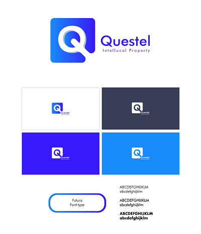 Questel Logo and Branding branding graphic design logo