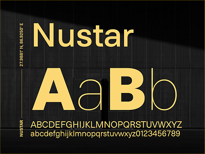 Nustar: Print and Web Font advertising branding creative direction design e commerce font design fonts graphic design marketing star typography web design web font